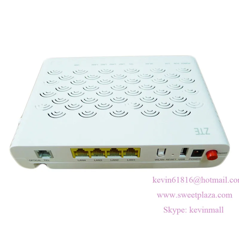 Оригинальный ZTE ZXHN F623 GPON ONU с портами 1GE + 3FE LAN 1 голосовым портом WIFI и английским