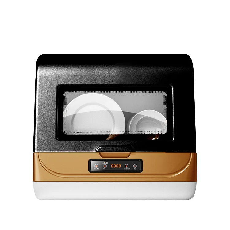 

New Automatic Household Mini Dishwasher Smart Household Desktop Installation-Free Small Kitchen Disinfection Bowl Brush Machine