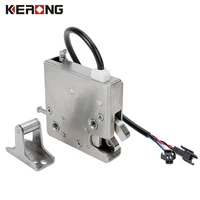 kerong dc 12v24v outdoor electronic rotary latch ip65 water proof electromechanical lock for vending machine