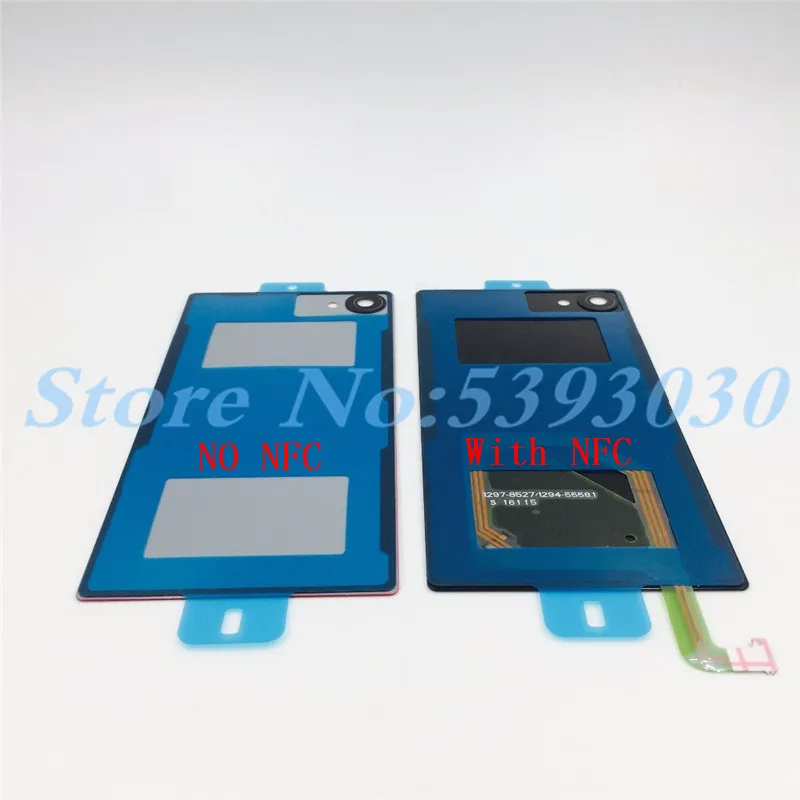 Новая задняя Стеклянная Крышка батарейного отсека крышка для Z5 Mini Замена Sony Xperia