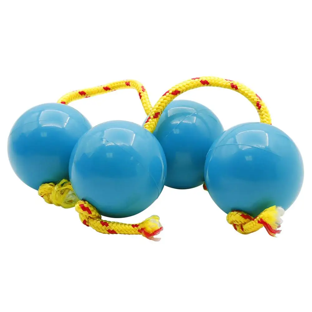 1 Pair F-76 Aslatua African Shaker Rattle Asalato Double Gourd Polyrhythmic Percussion Instrument Rhythm Sand Balls Random Color