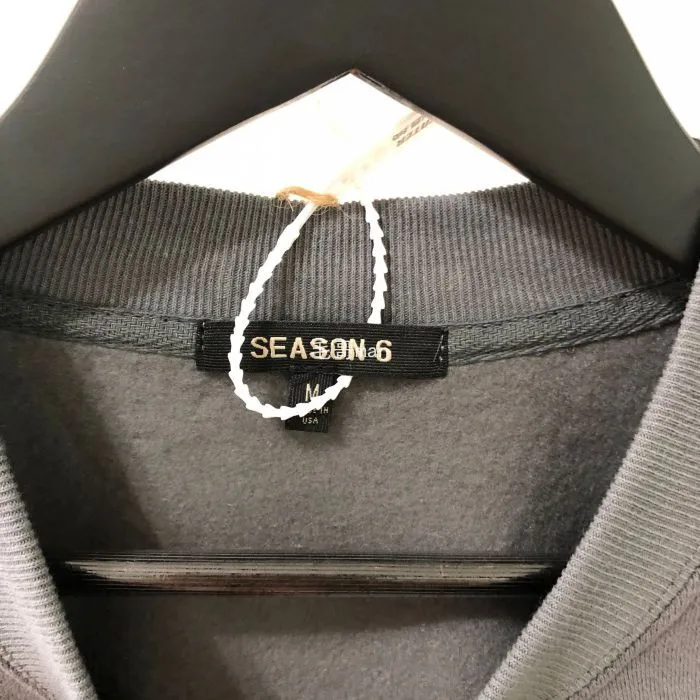 Толстовки Kanye West СЕЗОНА 6 мужские и женские толстовки в масштабе 1:1 высокого