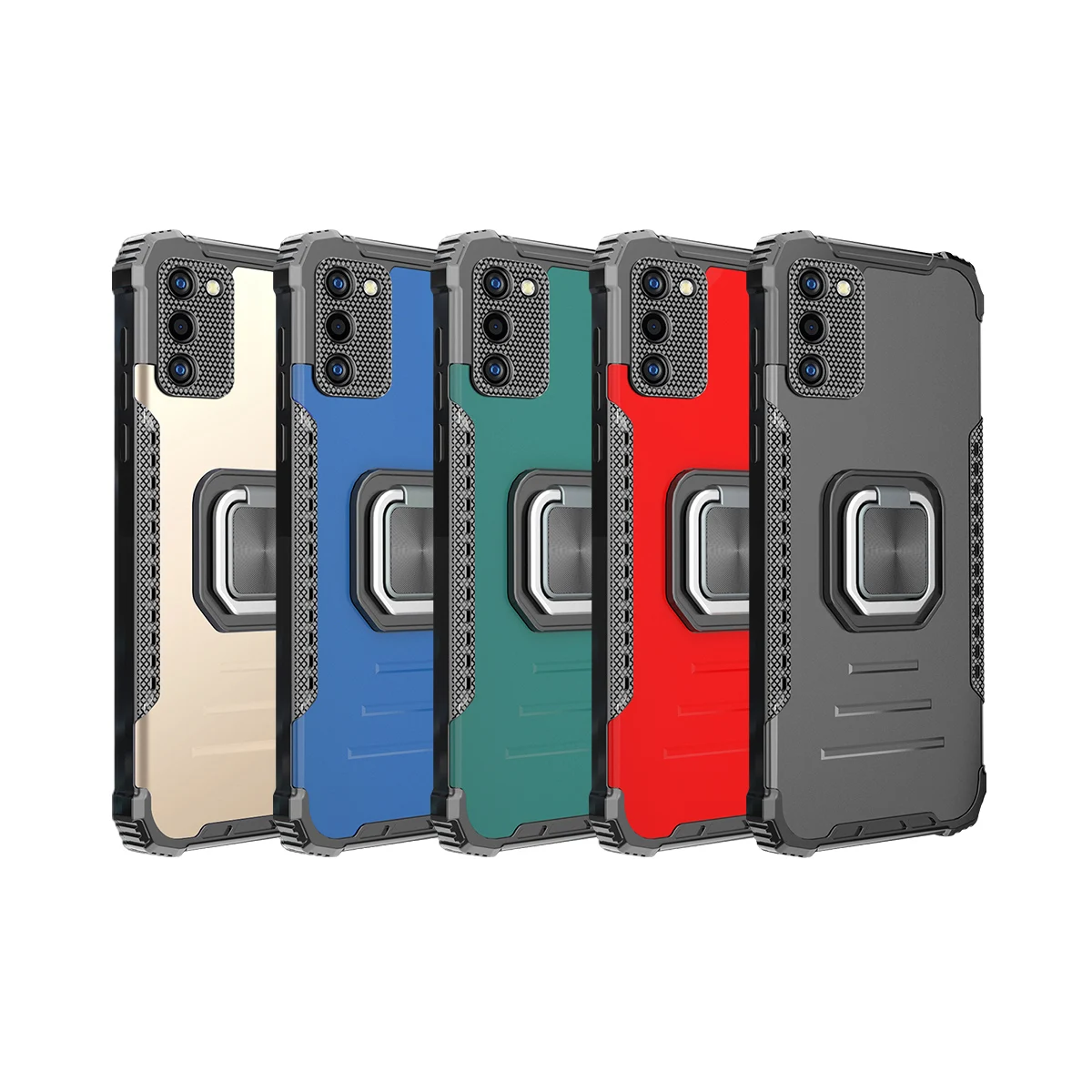 

Armor Rugged Shockproof Phone Case For Samsung Galaxy A02 A02S A01 Core A21S A11 A20S A10S Magnetic Kickstand Protection Cover