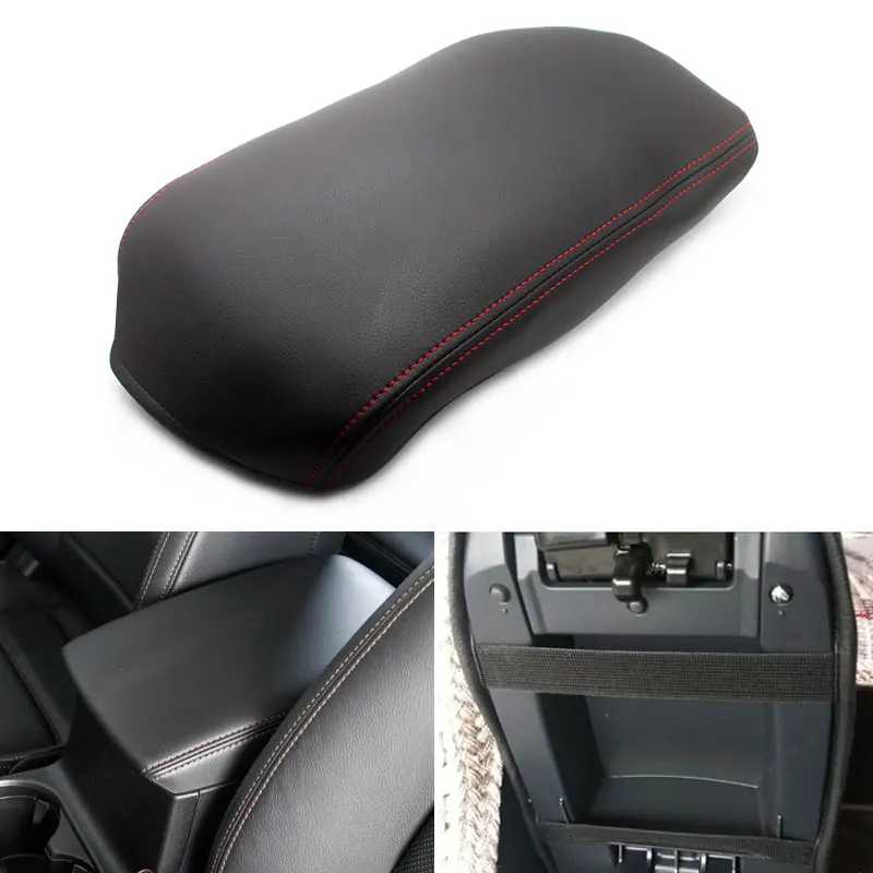Микрофибра кожа стайлинга автомобилей Центральный консоль для отдыха руки