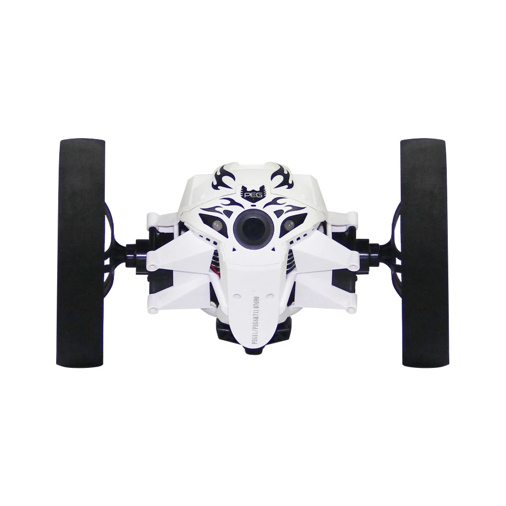 Jumping Bounce Mini Cars 2 4 ГГц RC Car с гибкими колесами вращающийся музыкальный светодиодный