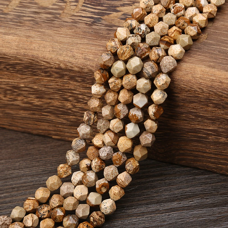 Граненые бусины 6 цветов подходят для самостоятельного изготовления ожерелья