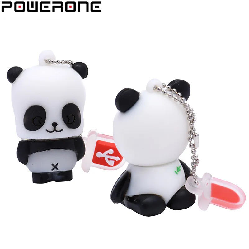 Usb флеш накопитель POWERONE в виде панды 4/8/16/32/64 ГБ|USB флэш-накопители| |
