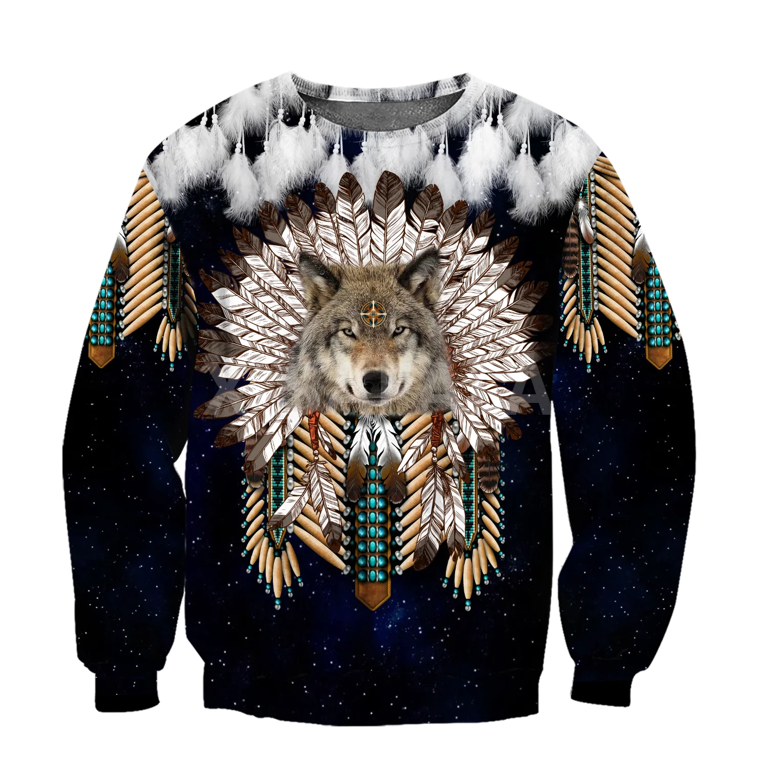 

Wolf Native Indian Culture 3D All Print Size XS-7XL Hoodie Man Women Harajuku Outwear Zipper Pullover Sweatshirt Casual Unisex-1