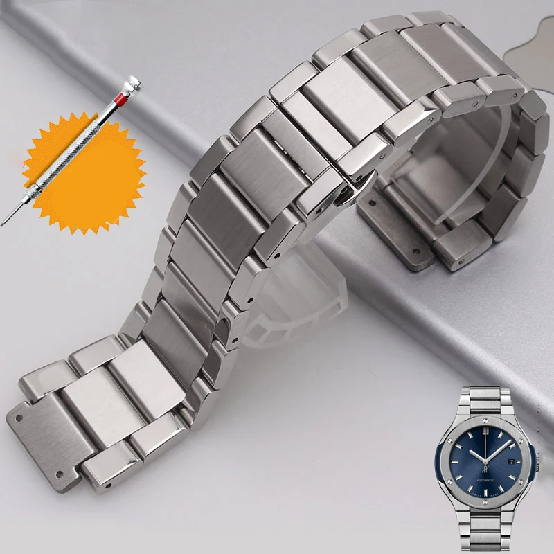 Стальной ремешок для часов HUBLOT Yubo цвет в ассортименте