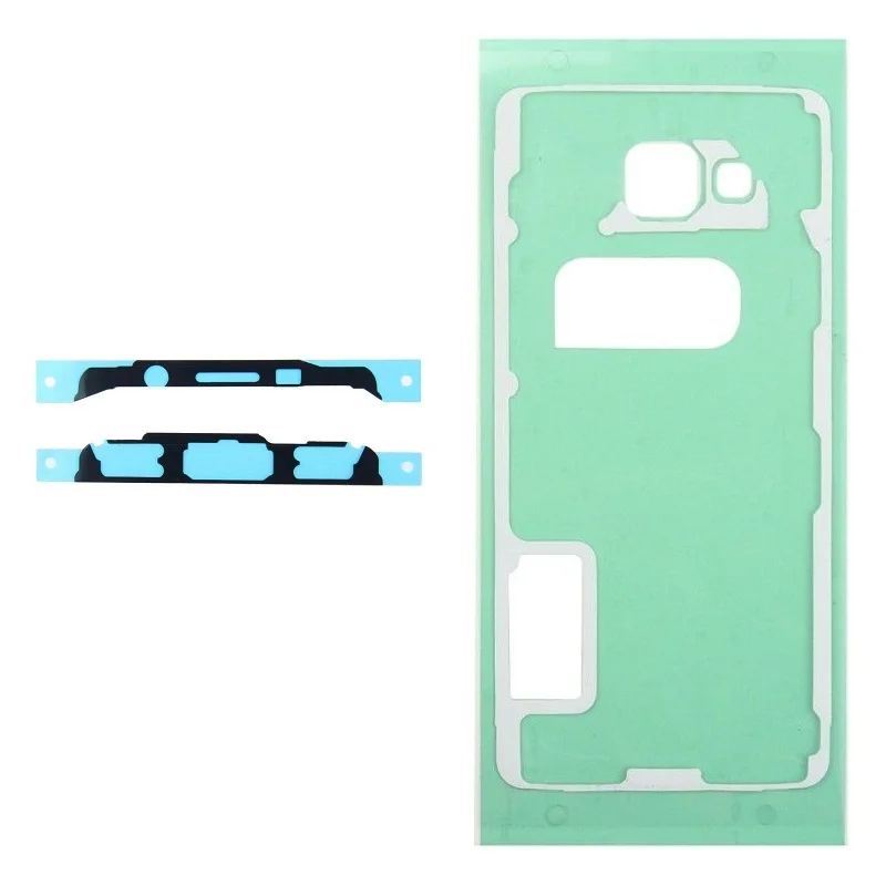 front and back Для samsung Galaxy A5 SM-A510 A5100 A510F ЖКД передняя рамка Корпус задняя ЖКД задняя крышка батарейного отсека клейкая наклейка - Цвет: front and back