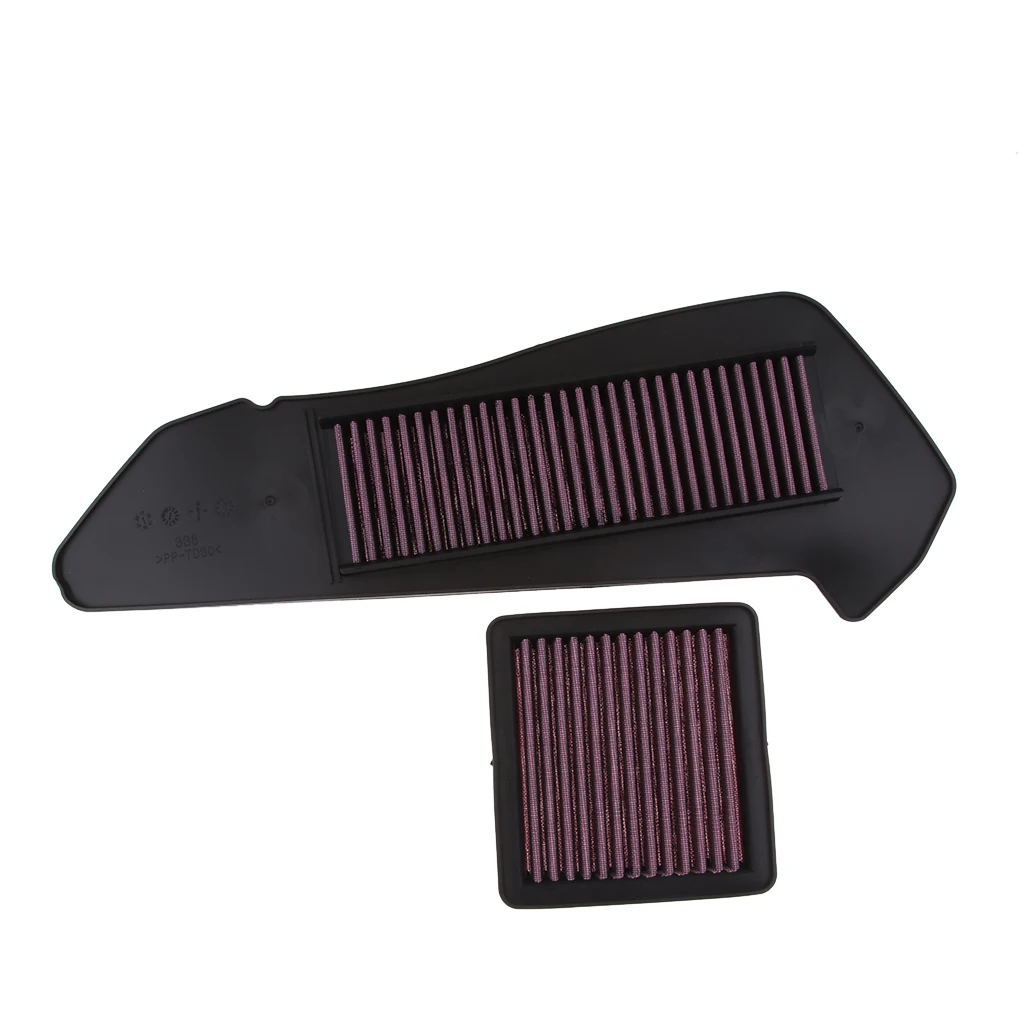 2 шт. мотоциклетные воздухозаборный фильтр очиститель для Yamaha XMAX 250 300 X MAX |