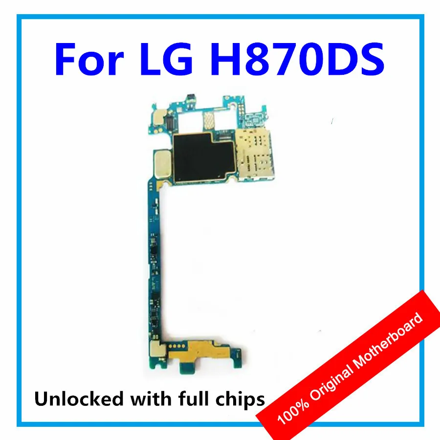 Материнская плата G6 для LG G6 H870DS, материнская плата с двумя sim-картами, материнская плата с чипами, система Android для замены карты