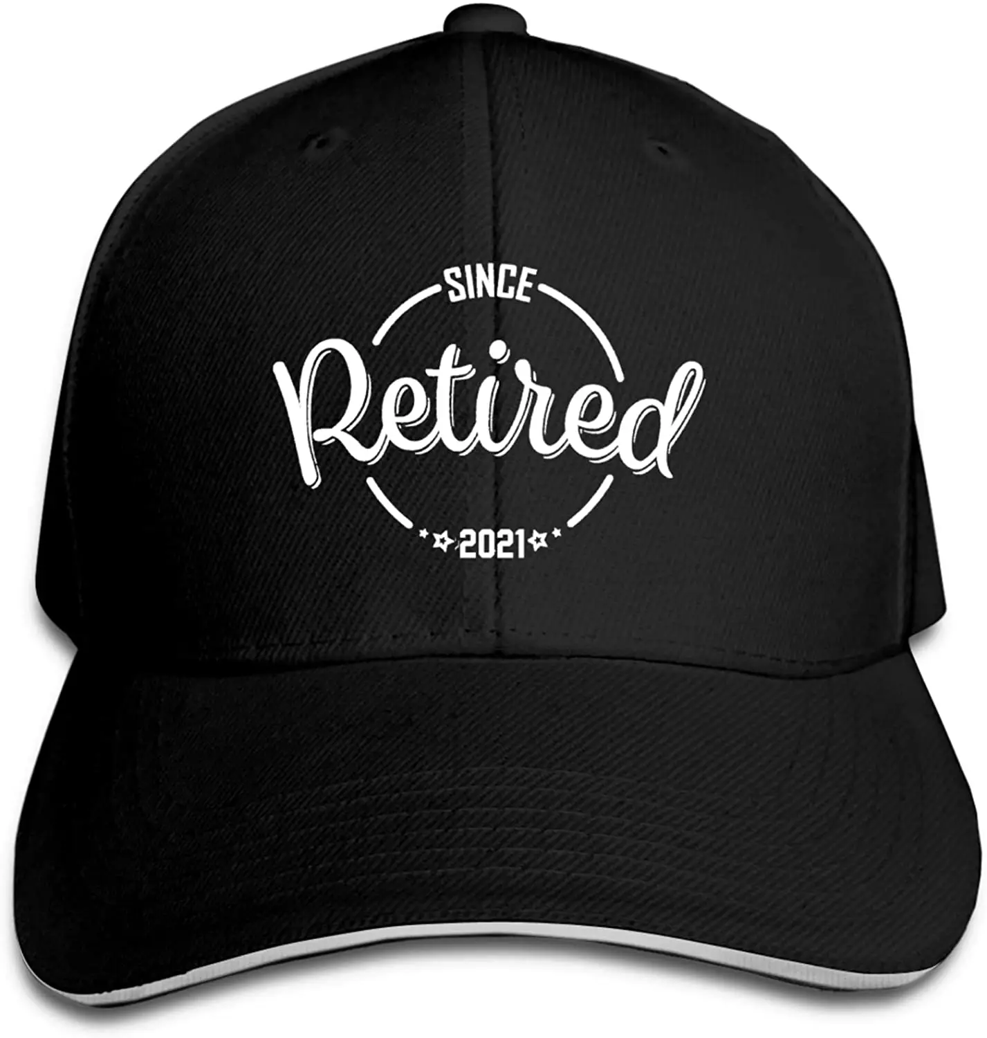

Men's Retired Since 2021 Baseball Cap Retirement Gift Dad Hat