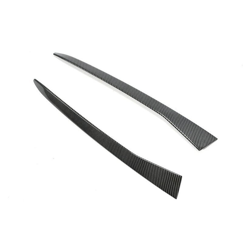 

Car Carbon Fiber Look Rear Window Spoiler Side Wing Cover For-BMW X4 G02 2019-2020