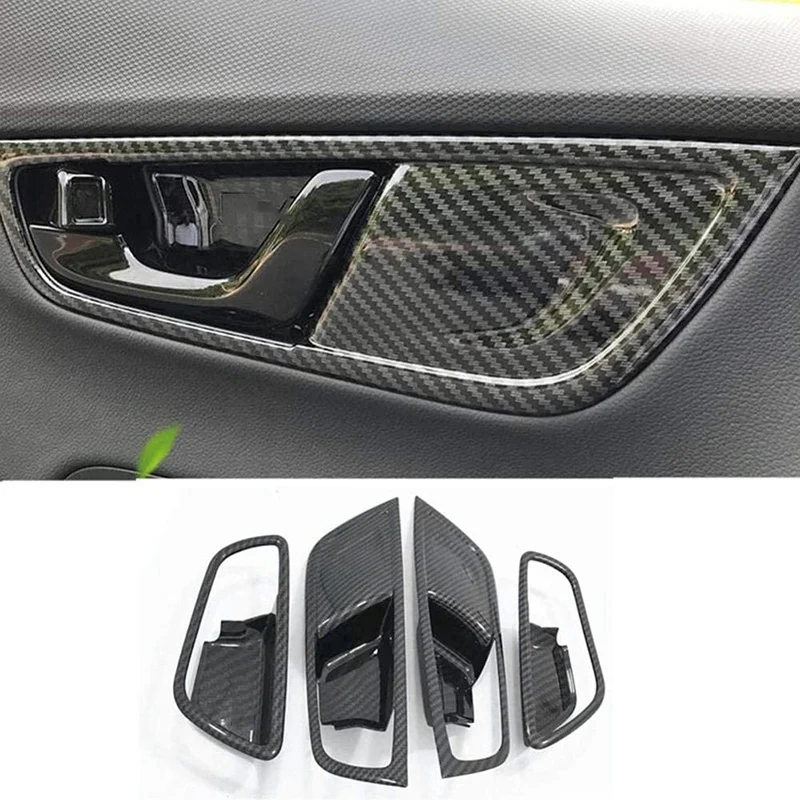 

Защитная крышка для внутренней двери автомобиля, крышка рамы, внутренняя ручка, декоративная рама для Hyundai Kona Encino 2018 2019
