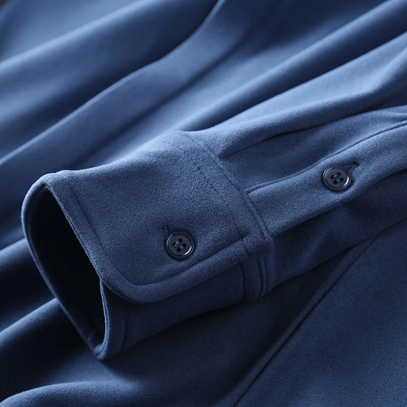 JSBD Двусторонняя ворсовая теплая ткань осень зима чистый цвет мельница Шерсть