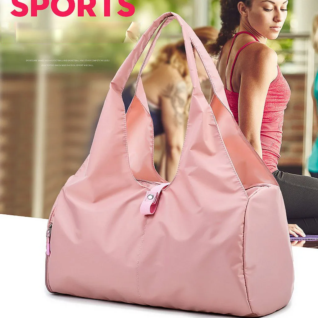 Водонепроницаемый сухой влажный разделительный фитнес-мешок для спортзала Женский фитнес-коврик для йоги мужская тренировочная ручная сумка для плавания через плечо уличные спортивные сумки