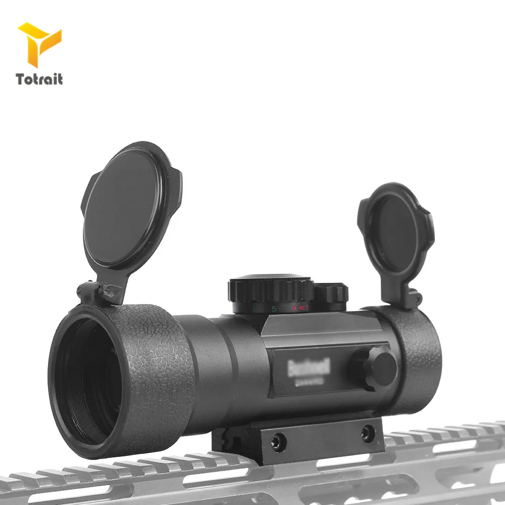 Точечный прицел 3X44 в зеленую и красную точку тактический оптический для винтовки