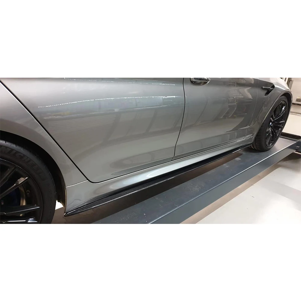 Удлинительная юбка для бокового бампера из углеродного волокна в стиле MP BMW G30