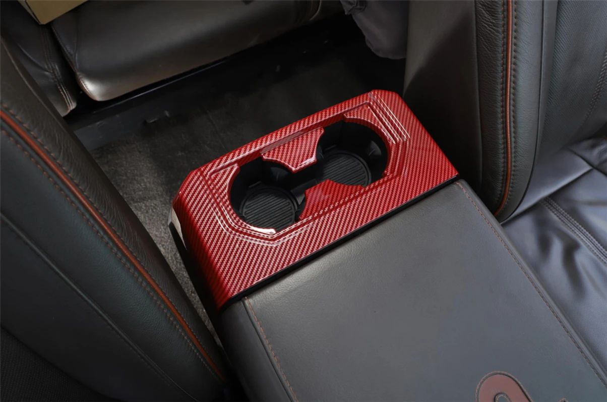 

Автомобильный подлокотник с ручкой, задний подстаканник, крышка, отделка крышки для Ford F150 2016 +, украшение для автомобиля