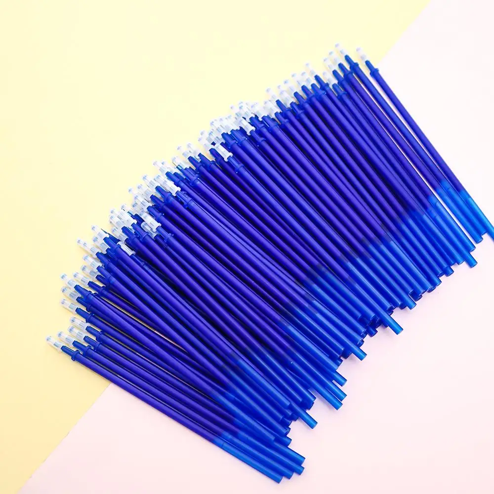 100 шт./упак. корейский набор стираемых гелевых ручек флэш картридж для заправки