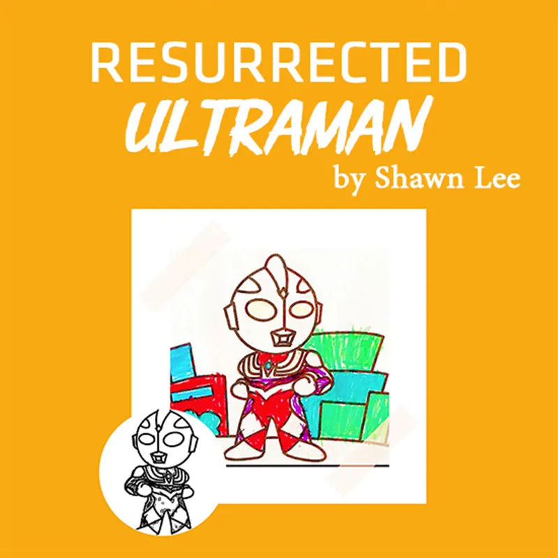 Волшебная карта Ultraman от Shawn Lee волшебный трюк фокусы иллюзии магические реквизиты