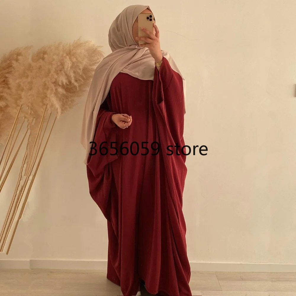 Рамадан ИД летучая мышь цельный абайя для молитв Дубай мусульманский хиджаб