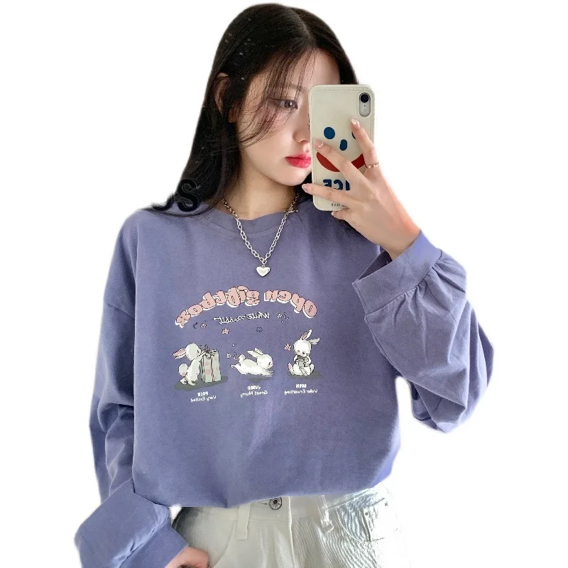 

Живая съемка, новая осенняя свободная ванная комната с японским принтом кролика