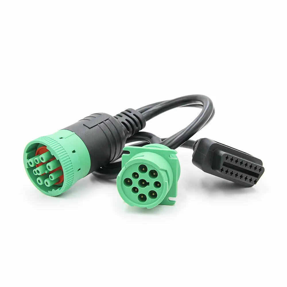 16Pin мужского и женского пола J1939 9 Pin Deutsch грузовик Adapter9 к OBD2 Интерфейс ось Y кабель