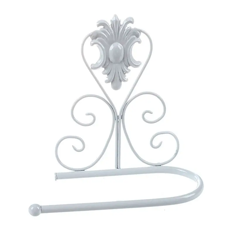 Европейский стиль Железный держатель рулона туалетной бумаги настенное