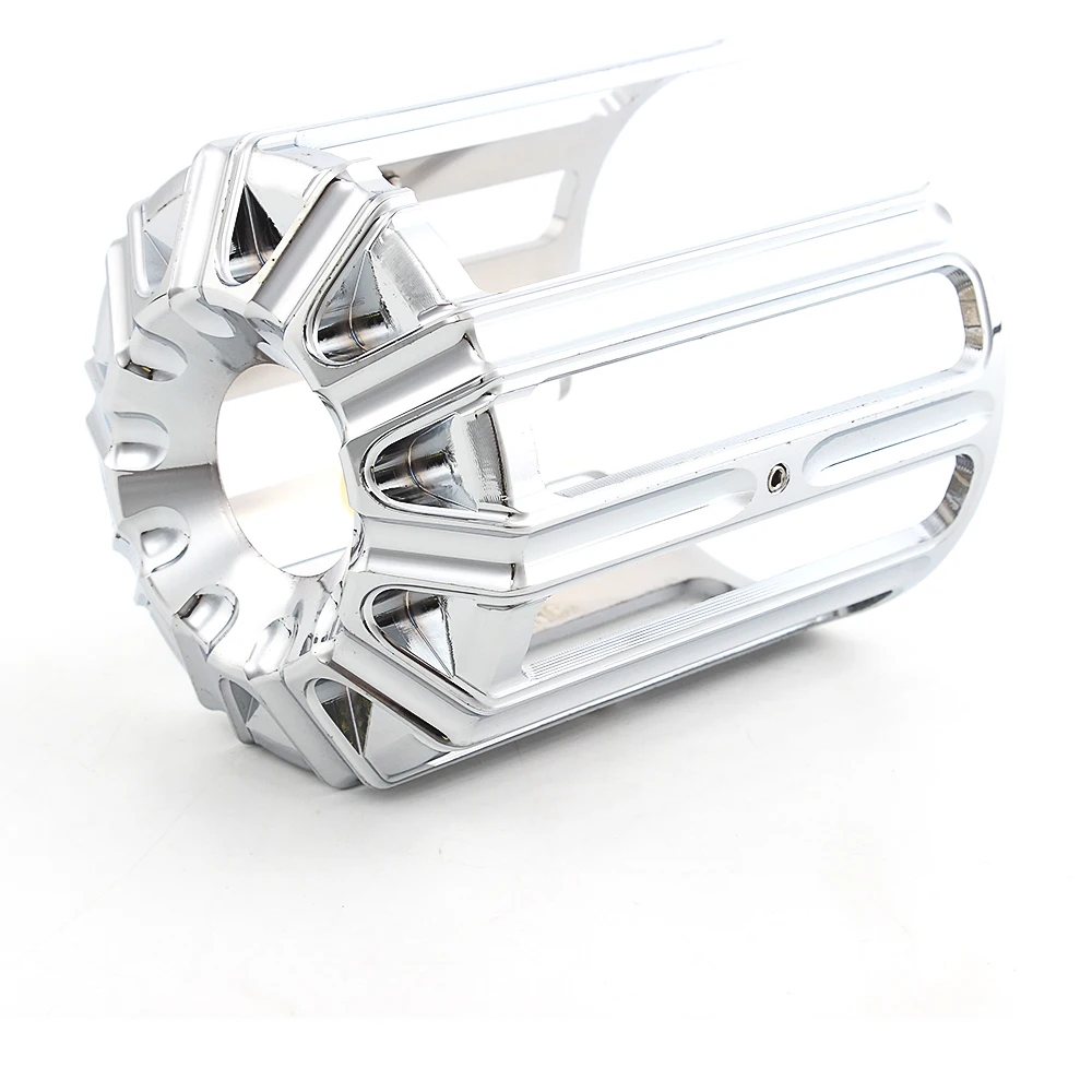 

Motorcycle Chrome Oil Filter Cover Machine Oil Grid Billet For Harley Sportster Iron XL883 1200 Touring Road King Softail Dyna