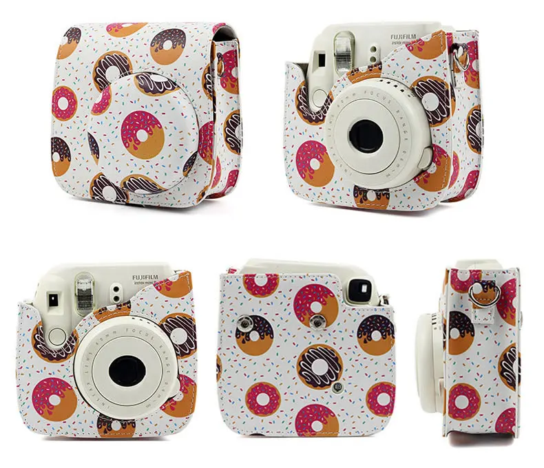 Fujifilm Instax Mini camera Bag ColorfuI мгновенный аксессуар для камеры из искусственной кожи чехол с плечевым ремнем для Instax Mini 9 Min8 8