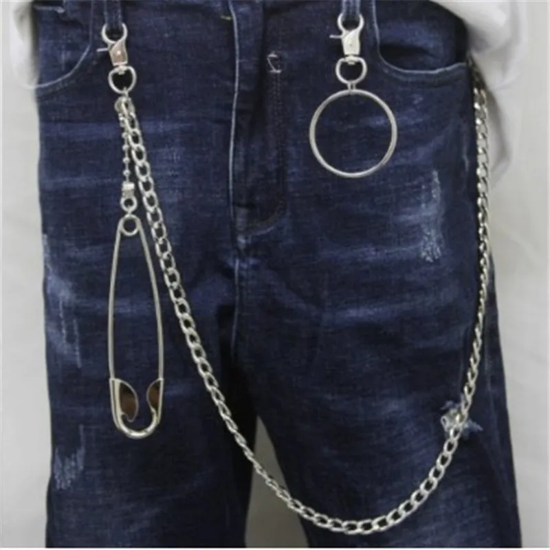 1 шт. уличная большая цепочка для ключей брюки в стиле панк рок хипстерские