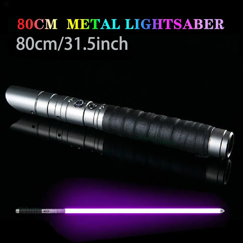 80cm Force Fx тяжелый Дуэль светильник сабля металлическая ручка оружие СВЕТОДИОДНЫЙ