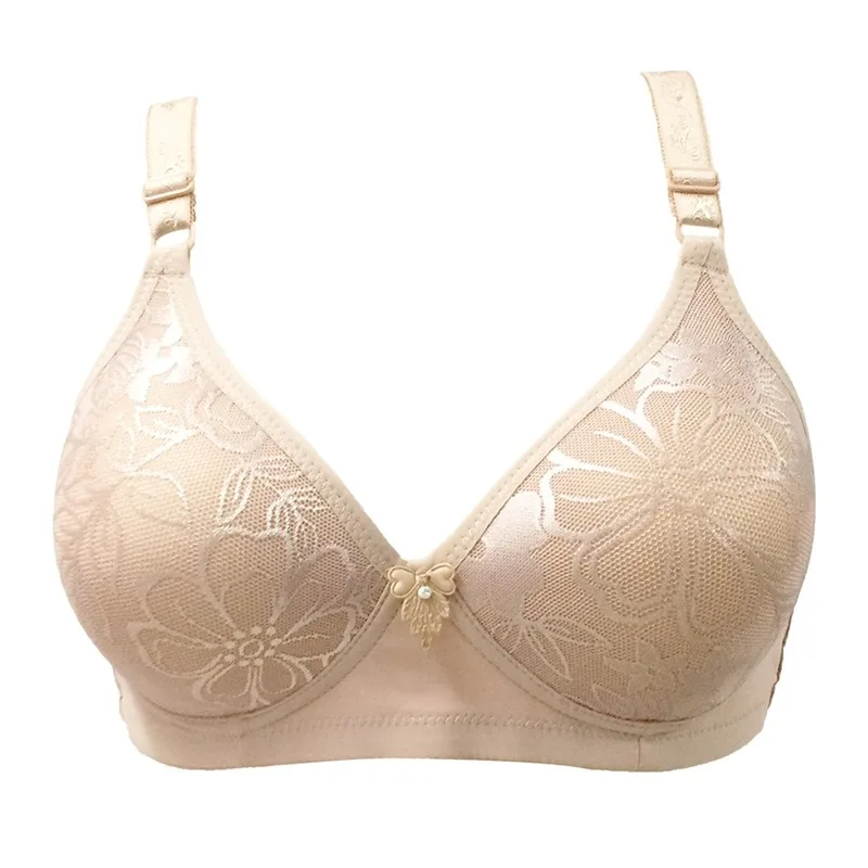 

High Quality Sexy Women Lingerie Lace Floral Wireless Cotton Fashion Bra Top Underwear Plus Size Bralette Intimate girls C Cup