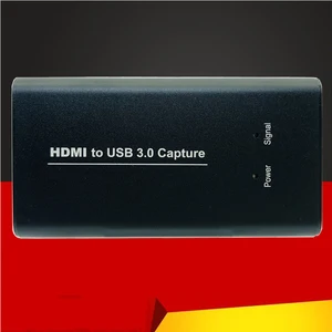 Карта видеозахвата USB3.0 HDMI 4K 60 Гц, карта захвата HDMI на USB, коробка для записывания видео, игр, прямых трансляций, вещания с микрофоном