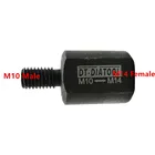 Переходник с резьбой M14 female-M10, редуктор для угловых ручных шлифовальных машин, шпиндель M14, 1 шт.