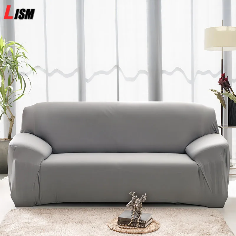 Эластичная однотонная Крышка для дивана эластичная Плотная пленка все включено