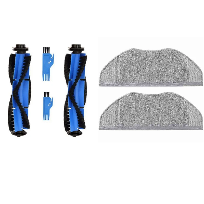 

2 Set Sweeper Accessories: 1 Set Main Brush With Cleaning Brush & 1 Set Washable Cleaning Cloth