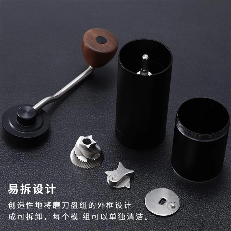 安い 鋼コアハンドクランクコーヒー豆グラインダー家庭用ポータブルコーヒーグラインダーステンレス鋼マニュアルグラインダー