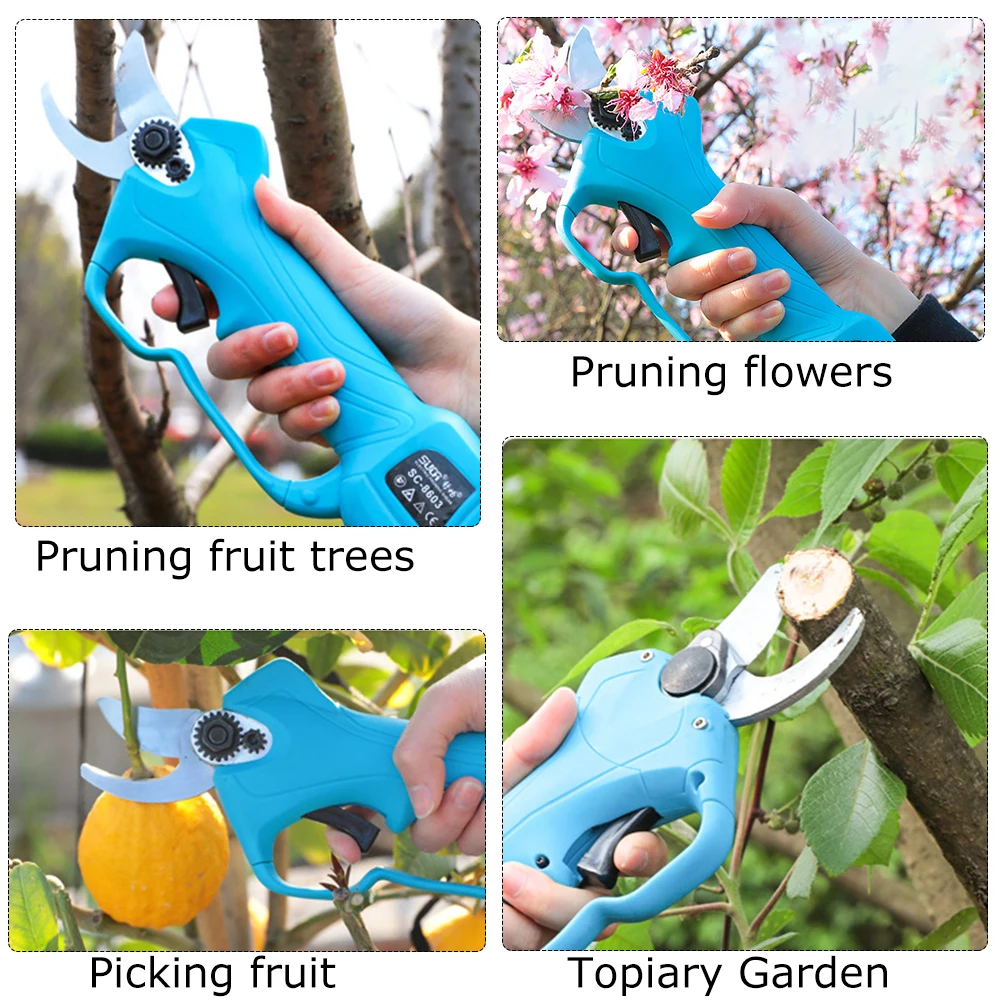 Новый профессиональный Аккумуляторный секатор Электрический ветви дерева 0 8 ~ 1