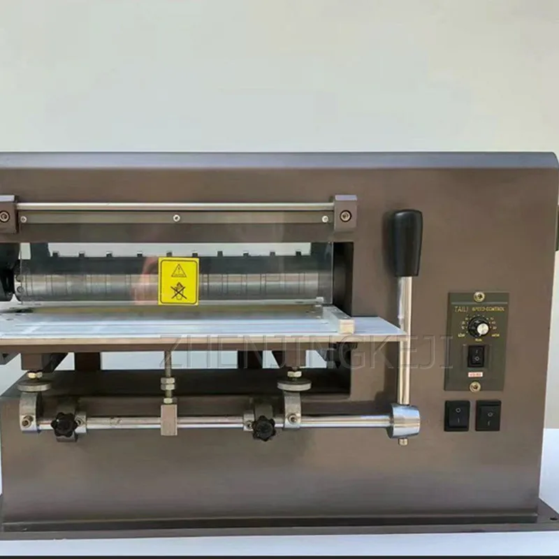 

220V All Electric Leather Slitting Machine Small Motor Driven Slitting Apparatus With Motor Factory Processing Equipment Tool