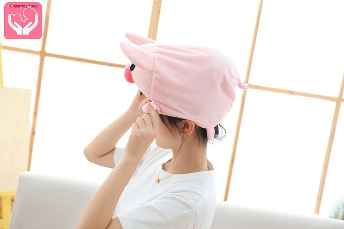 Шляпа в виде свиньи милая розовая шляпа форме реквизит для детской фотосъемки