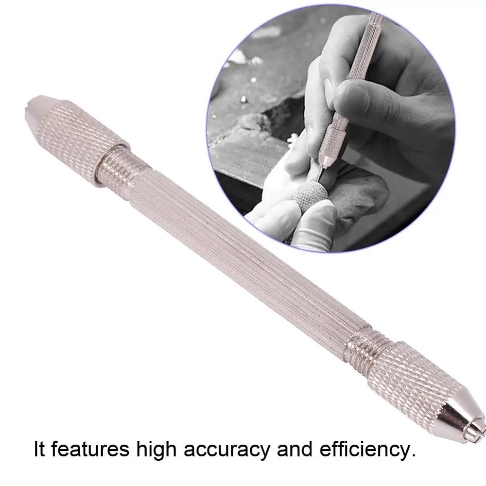 Металлический двухсторонний Зажимной патрон ручное сверло спиральный