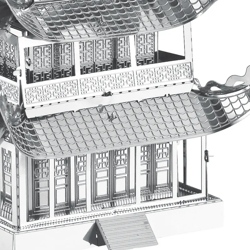Детская игрушка 3D металлическая модель головоломка здание Yueyang башня DIY Игрушка