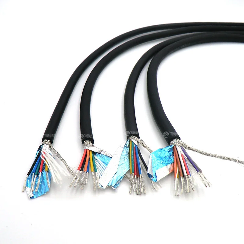5 жильный Гибкий Экранированный Кабель 0 14 2 0.3mm m2 контрольный провод 26awg 24awg 22awg