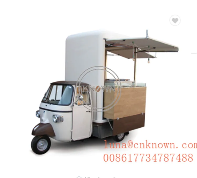 Новинка 2020 стильная тележка Piaggio Ape для еды на заказ винтажный мобильный магазин