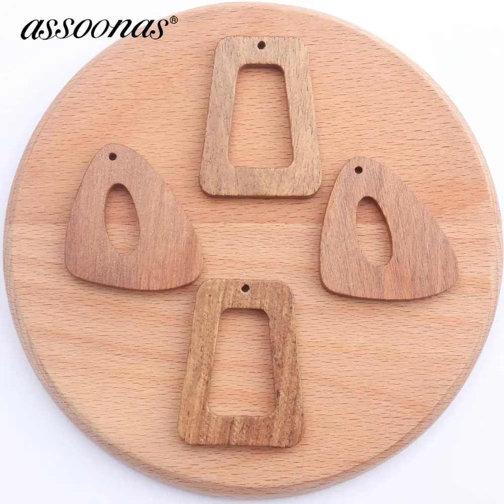 Assoonas M436 ювелирные аксессуары из дерева ручная работа шарм изготовление