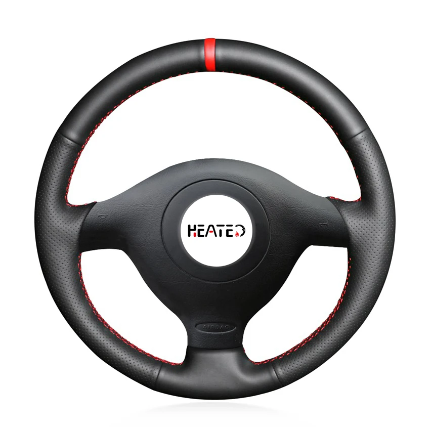 Чехол на руль для Volkswagen VW Golf 4 Passat B5 Polo MK6 Seat Leon 1M Skoda Fabia 1|Чехлы руль| |