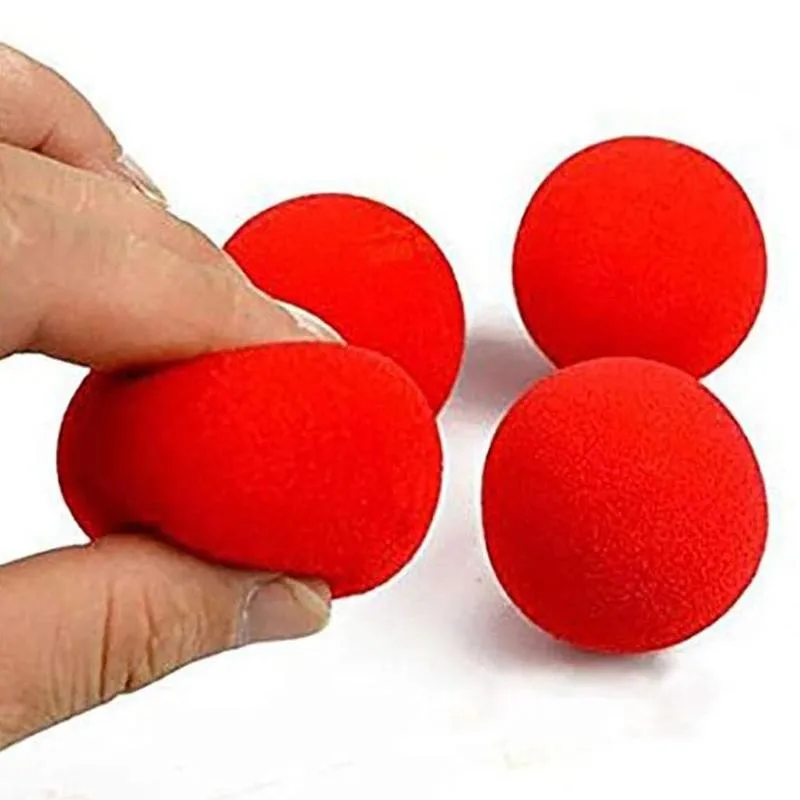 

10pcs Finger Sponge Magic Tricks Ball Classical Magician Illusion Comedy Close-up Stage Card Magic Ball Toy Accessories